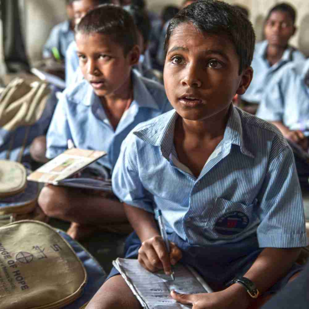 Help children to return school